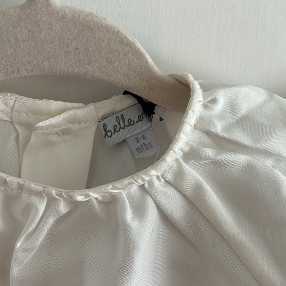 2 Belle Enfant (0-3m, 3-6m) | Celine Silk Blouse Top - Picture 3 of 10